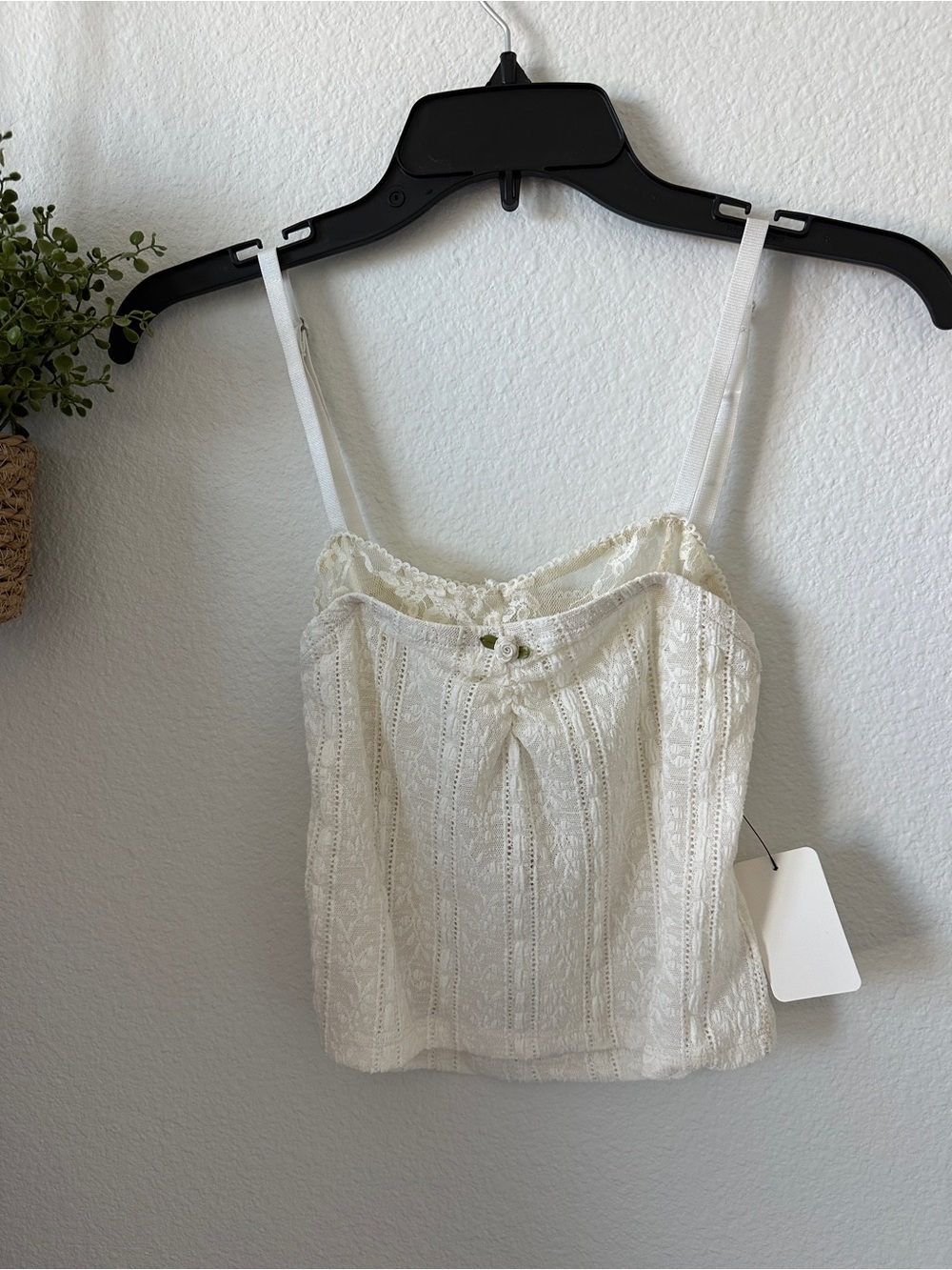 Women’s Cream Lace Camisole Top
